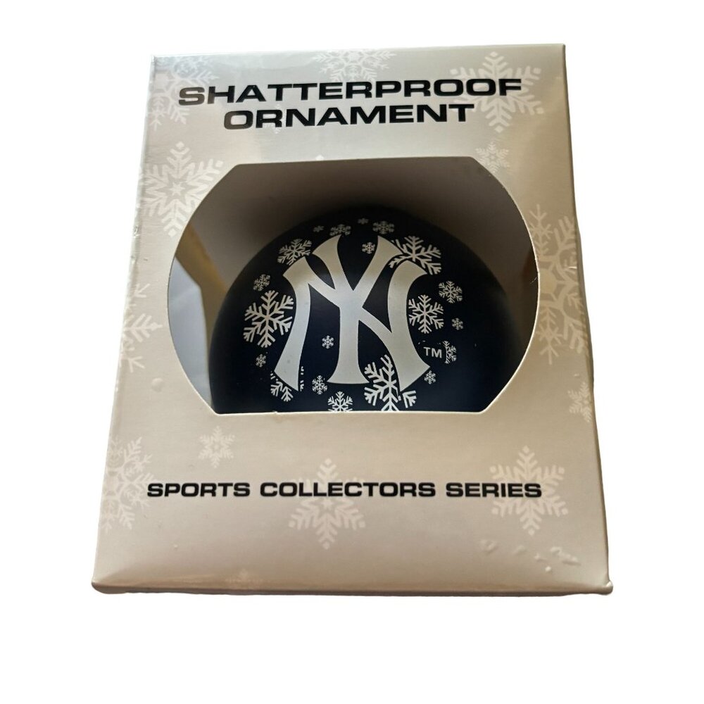 New York Yankees Shatterproof Snowflake Ornament Sports Collectors Topperscot